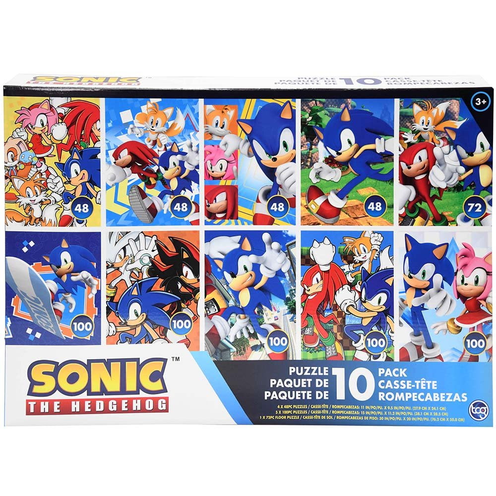 Sonic The Hedgehog Puzzle 10-Pack