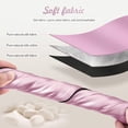 thumbnail image 3 of Máscara para dormir, máscara de noche de seda, máscara de viaje opaca de seda 100% natural ultrasuave, máscara para dormir de seda, máscara de noche de seda (1 paquete-rosa) brillar Electrónica, 3 of 5