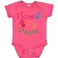 thumbnail image 3 of Inktastic Pepe Grandkids Handprints Boys or Girls Baby Bodysuit, 3 of 5