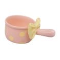 thumbnail image 2 of YWMJZEU 600ml Ceramic Soup Pot with Instant Handle Oven-Baked Rice Bowl for Cereal Chili Pink, 2 of 9
