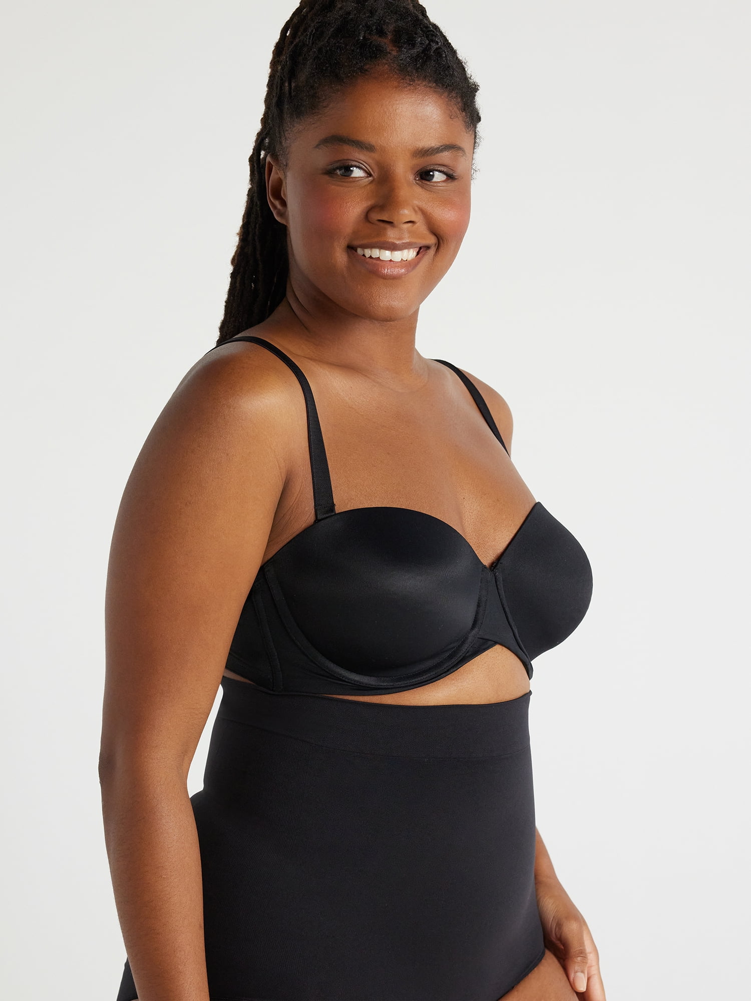 Joyspun Women's Shapewear Seamless Sculpting High Waisted Brief, Sizes S to XXXL