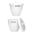 thumbnail image 2 of Porcelain Crucible With Lid, 100Ml Capacity, for School, Laboratory, 6 Pack, 2 of 8