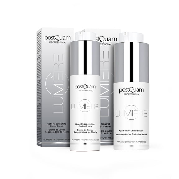 PostQuam Kit Antiedad Caviar Crema de Noche y Sérum 50ml + 30ml