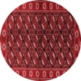 thumbnail image 1 of Ahgly Company Indoor Round Persian Red Traditional Area Rugs, 5' Round, 1 of 4