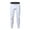 White, variant on Men's Quick-Drying Compression Running Tights with Pockets, High-Performance Workout Leggings, Breathable & Stretchy Gym Pants for Training Size 2XL