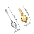 thumbnail image 2 of unbranded 2Ud Cucharas De Salsa De Acero Inoxidable Con Mango Para Cocina Accesorios Para Aderezos Y Salsas, 2 of 8