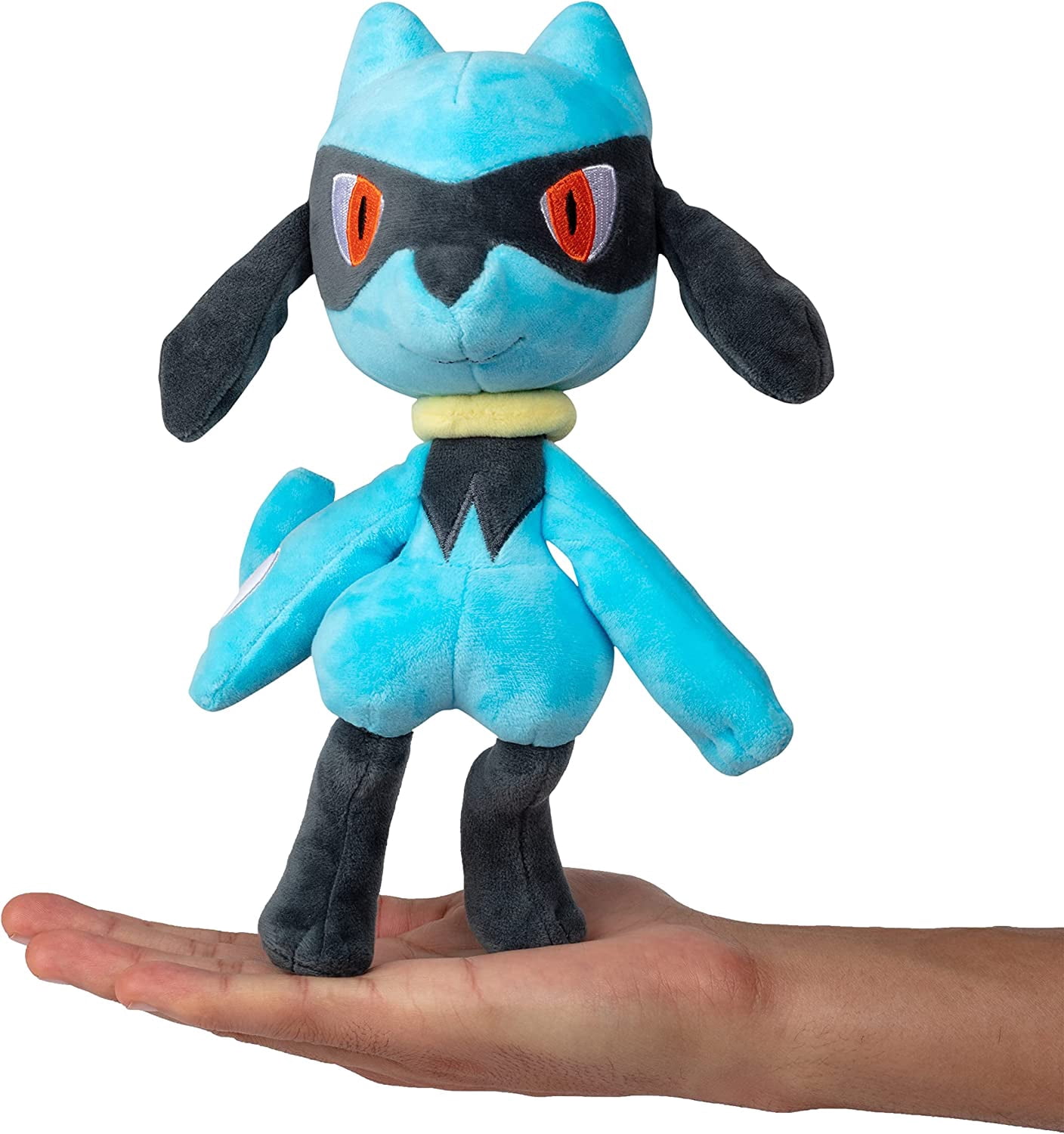 Pokemon 8" Riolu Plush - Officially Licensed - Lucario Evolution Figure - Quality Soft Stuffed Animal Toy - Gift for Kids, Boys, Girls - 2+