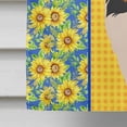 thumbnail image 4 of Summer Sunflowers Tricolor Sheltie Flag Canvas House Size, 4 of 5