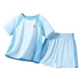 thumbnail image 4 of Jamsmile Toddler Girls Sets Sports Outfits Athletic Short Sleeve Tees And Shorts Gym 2 Piece Set Kids Girls Tracksuits, 4 of 5