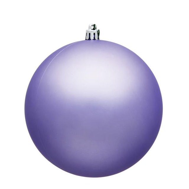 Ornement Boule Incassable Lavande Mate UV, 2.75 Po.