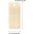 thumbnail image 7 of OSHINE Flameless Candles LED Battery Operated Candles Electric Pillar Candle Moving Wick Flickering Flame with 10-Key Remote Control Ivory Real Wax Bathroom, Kitchen, Home Decoration, 7 of 7