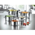 thumbnail image 1 of BATERIA DE COCINA YAJAD Y201-RY10 10 PZAS ACERO INOX De cocina, 1 of 5