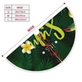 thumbnail image 3 of Rocae Tropical Summer Vibes for Christmas Tree Skirt with Pom Pom Trim for Holiday Party for Holiday Home Decor Indoor Outdoor-30", 3 of 7