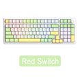 thumbnail image 2 of 99 Teclas Teclado para juegos Junta de intercambio en caliente Conexión de 3 modos para PC portátil de escritorio FLhrweasw El nuevo, 2 of 9