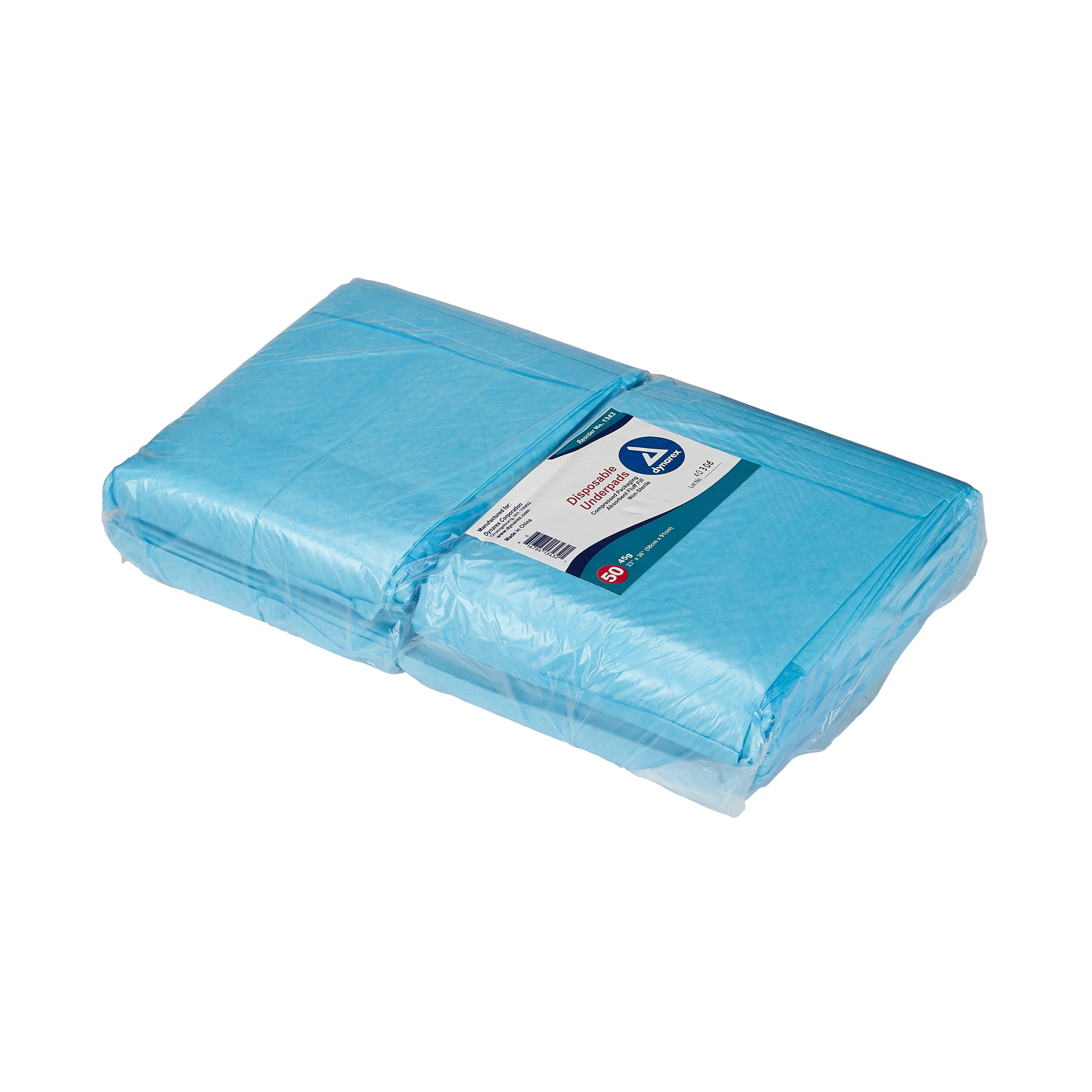 Dynarex CHUX Disposable Incontinence Pads, High Absorbency, 23" x 26