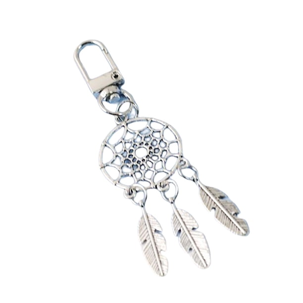 Llavero de Plumas Hugo Decoración Plata Plateado