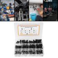 thumbnail image 3 of 150 Pcs 10 Tailles Entretoise en Nylon Noir Support Rond pour Vis Kit, 3 of 8