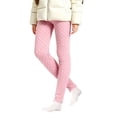 thumbnail image 6 of XXWXYD Girls Fleec𝖾 Lined Leggings Thick Sher𝗉a Warm Sweatpants Kids Stretc𝗁y Elastic Waisted Winter Cozy Soft Tights Thermal Insulated Pants, 6 of 6
