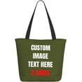 thumbnail image 1 of Custom Tote Bag With Logo Photo, Custom Bag, Personalized Shopping Bags Reusable Grocery Bags Bulk For Work Travel Gifts, 1 of 8