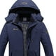 EGNMCR Jackets for Men Homme Chaud Coupe-Vent à Capuche Imperméable Snowboard Vestes sur l'Autorisation – image 3 sur 3