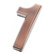 thumbnail image 4 of Números de puerta autoadhesivos de cobre y plástico ABS, del 0 al 9, para dirección de casa Numero 1, 4 of 7