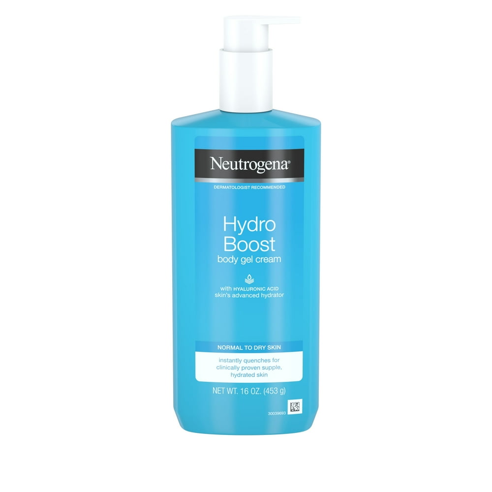 Neutrogena Hydro Boost Body Gel Cream with Hyaluronic Acid, 16 oz