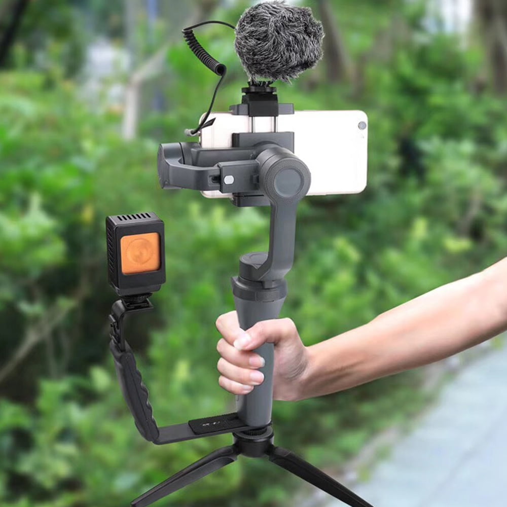 Handheld Stabilizer Bracket Expansion Bracket Holder for DJI Osmo Mobile 2 for Zhiyun Smooth 4 Accessory L-Type Handheld Holder