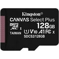 Kingston 128GB microSDXC Canvas Select Plus Class 10 Flash Memory Card