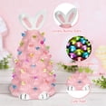 thumbnail image 3 of Cute Ceramic Easter Tree Bunny Decor, Light up Easter Bunny Decor Spring Decorations for Indoor Bedroom Office Decor Tabletop for Kid Gifts, 3 of 7