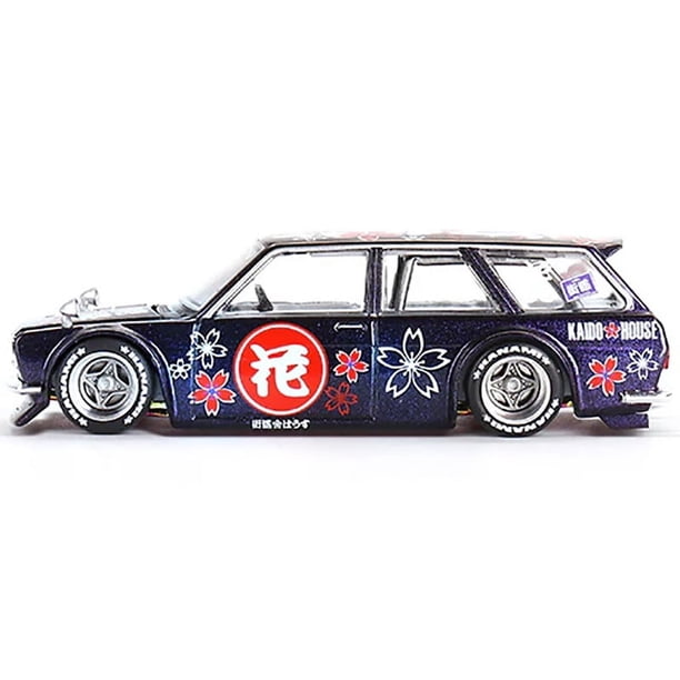 Kaido House x Mini GT Datsun 510 Wagon Hanami V3 - Purple