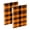 Orange Scottish Tartan, variant on Haosy Red and White Checkered Notebooks 1-subject Journal 60 Sheets A5 College Ruled Paper Detachable Ring 8.3"x5.7"