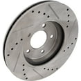 thumbnail image 2 of JC Whitney Drill & Slotted Brake Disc for 2005-2011 for Ford for Escape, for Mazda for Tribute, for Mercury for Mariner - Vented Disc, 5 Lug - OE-Grade Fitment, 2 of 6