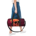 thumbnail image 6 of Xecao Skull And Flag Usa Print Travel Duffle Bag, Bag Carry On Tote Bags for Women, Travel Sport Gym Bag for Men, Hospital Bag for Labor and Delivery, 6 of 6