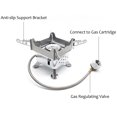 thumbnail image 2 of Graflsoa Réchaud de Camping Portable avec Tuyau Détachable, Design Carré Compact pour Randonnée, Infusion de Thé, 2 of 6