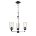 thumbnail image 4 of Millennium Lighting Metal 3 Light Chandelier in Satin Nickel/Silver, 4 of 6