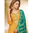thumbnail image 3 of Haldi Function Wear Designer Indian Pakistani Salwar Kameez Punjabi Patiyala Suits ( Yellow, XXS - 34 ), 3 of 5
