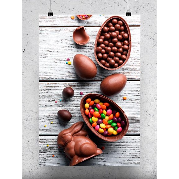 Chocolate Easter And Sweets Poster -Image by Shutterstock