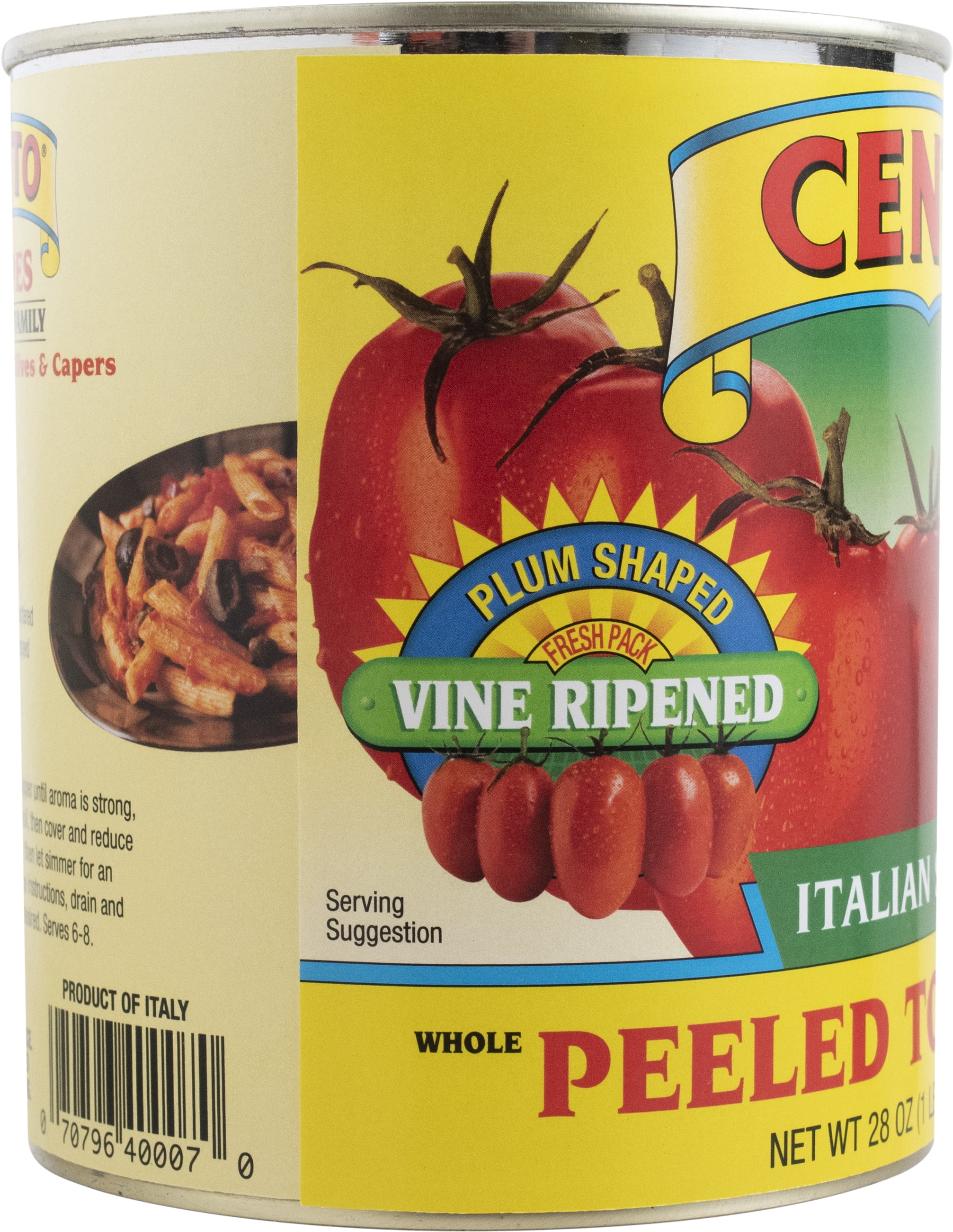 (3 pack) Cento Italian Style Peeled Tomatoes, Whole, 28 oz
