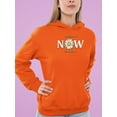 thumbnail image 2 of Yesterday Tomorrow Now! Hoodie Women -Image by Shutterstock, Female 3X-Large, 2 of 4