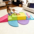 thumbnail image 2 of Kbun Large 8pcs Foam Climbing Blocks, Toddlers Climbing Toys for Climb, Crawl and Slide for Nursery, Living Room, Children's Room, Indoor Climb and Crawl Activity Play Set for Toddler 1-3, 2 of 7