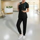 thumbnail image 4 of Uniforme de atención médica Colcomx con cuello en V Ropa de trabajo de enfermera M negro, 4 of 8