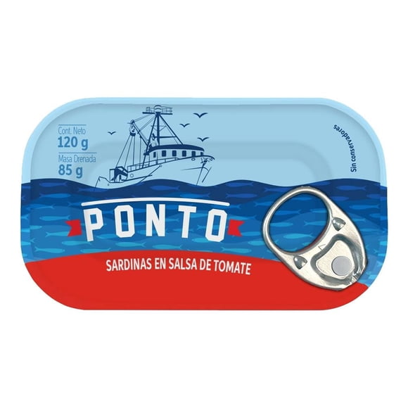 Sardinas Ponto en salsa de tomate 120 g