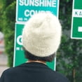 thumbnail image 4 of Bonnet Tricoté Femme Hiver Chaud Bonnet Tricoté Respirant Cyclisme Randonnée Filles Bonnet, Beige, 4 of 8