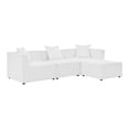 thumbnail image 4 of Modway Saybrook Sectionnel de Patio Extérieur 4 Pcs en Tissu Rembourré, Blanc, 4 of 6