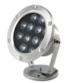 thumbnail image 1 of LED Underwater Pond Light, 9W RGB Color Changing, Waterproof Submersible Pool Light with Stainless Steel Housing, Adjustable Fountain Light for Fish Tank Aquarium Waterfall Garden, 1 of 5