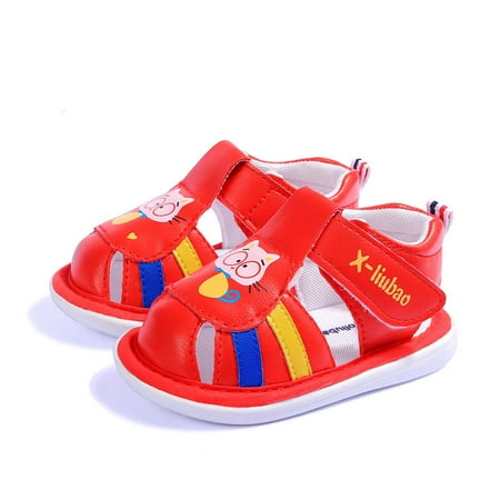 

Toyella Soft-soled non-slip toddler shoes Red 16