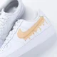 thumbnail image 4 of Air Force 1 Custom "Tan Beige Drip Swoosh" White Shoes Mens Womens Kids Sizes, 4 of 6