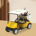 thumbnail image 2 of Paquete de 4 Carritos de Golf Modelo de Juguete Fricción con Tracción en Las 4 Ruedas, Regalo para Niños CUTICAT Tire hacia atrás del coche de carretera, 2 of 6