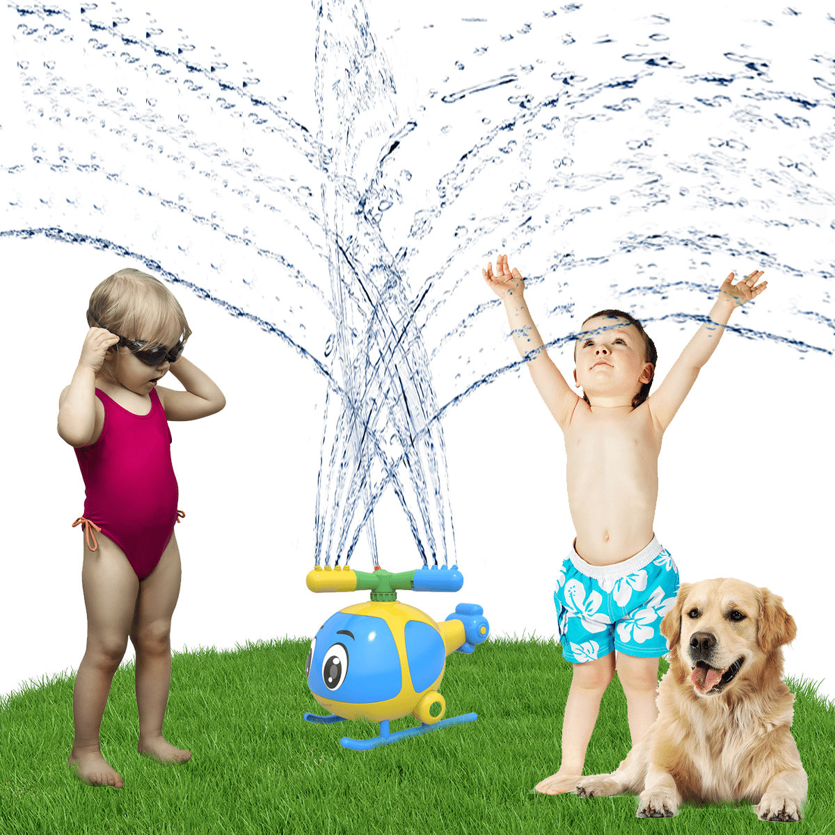 Lustiger Sprinkler-Wal Garden Kids 