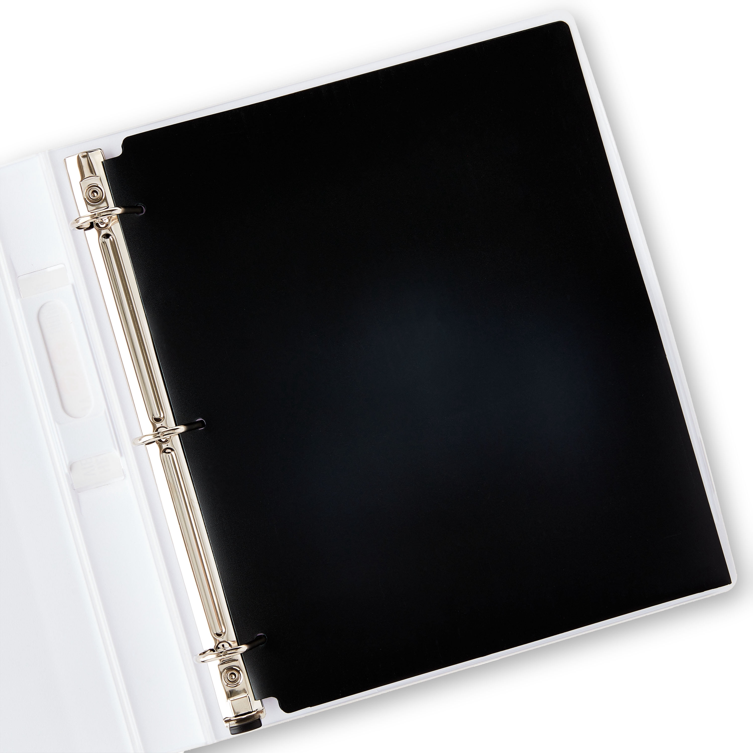 Pen+Gear 2-Pocket Poly Folder, 9.4" x 11.4", Black